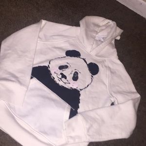 White panda sweater